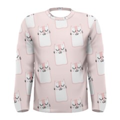 Fluffy Cat Pets Men s Long Sleeve Tee by artworkshop