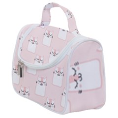 Fluffy Cat Pets Satchel Handbag by artworkshop