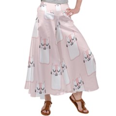 Fluffy Cat Pets Satin Palazzo Pants by artworkshop