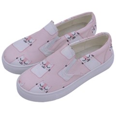 Fluffy Cat Pets Kids  Canvas Slip Ons