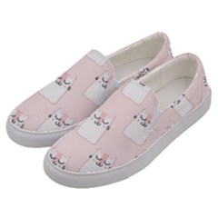 Fluffy Cat Pets Men s Canvas Slip Ons