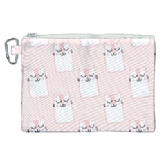 Fluffy Cat Pets Canvas Cosmetic Bag (xl) by artworkshop