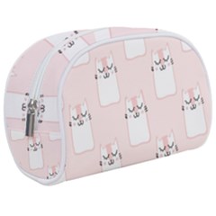 Fluffy Cat Pets Make Up Case (medium) by artworkshop