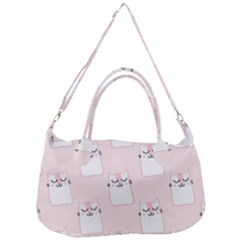 Fluffy Cat Pets Removal Strap Handbag by artworkshop