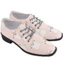 Fluffy Cat Pets Women Heeled Oxford Shoes View3