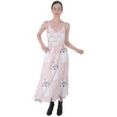 Fluffy Cat Pets Tie Back Maxi Dress by artworkshop