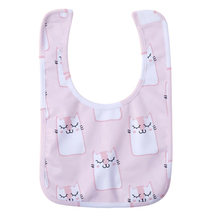 Fluffy Cat Pets Baby Bib