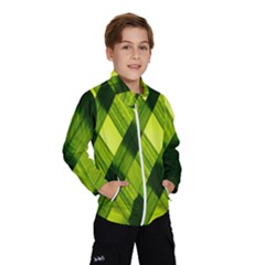 Leaves Grass Woven Kids  Windbreaker by artworkshop