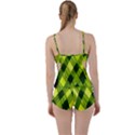 Leaves Grass Woven Boyleg Tankini Set  View2