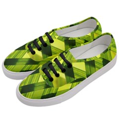 Leaves Grass Woven Women s Classic Low Top Sneakers by artworkshop