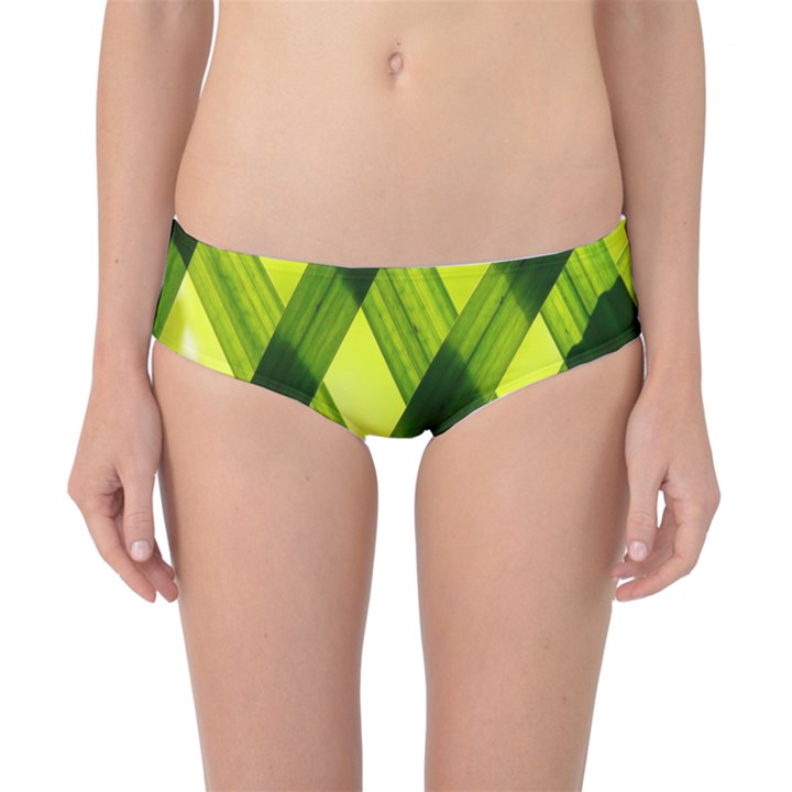 Leaves Grass Woven Classic Bikini Bottoms