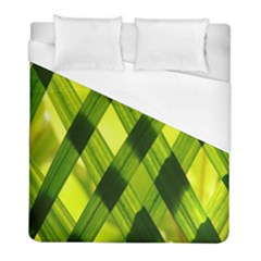 Leaves Grass Woven Duvet Cover (full/ Double Size) by artworkshop