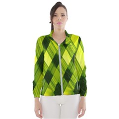 Leaves Grass Woven Women s Windbreaker