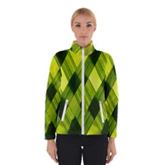 Leaves Grass Woven Women s Bomber Jacket