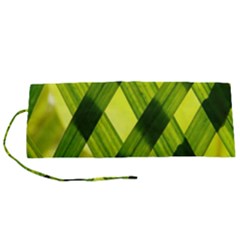 Leaves Grass Woven Roll Up Canvas Pencil Holder (s) by artworkshop