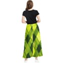 Leaves Grass Woven Maxi Chiffon Skirt View2