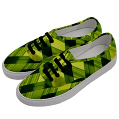 Leaves Grass Woven Men s Classic Low Top Sneakers by artworkshop