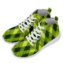 Leaves Grass Woven Men s Lightweight High Top Sneakers View2