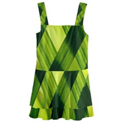 Leaves Grass Woven Kids  Layered Skirt Swimsuit by artworkshop