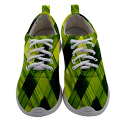 Leaves Grass Woven Athletic Shoes by artworkshop