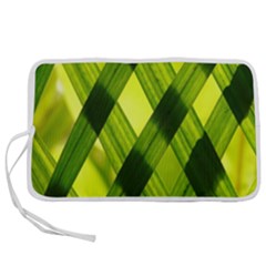 Leaves Grass Woven Pen Storage Case (l) by artworkshop