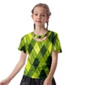 Leaves Grass Woven Kids  Front Cut Tee View2