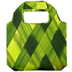 Leaves Grass Woven Foldable Grocery Recycle Bag