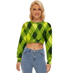 Leaves Grass Woven Lightweight Long Sleeve Sweatshirt