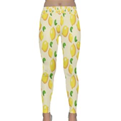 Lemon Classic Yoga Leggings by artworkshop