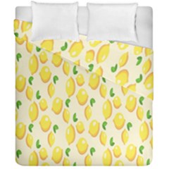 Lemon Duvet Cover Double Side (california King Size) by artworkshop