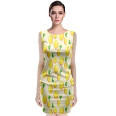 Lemon Classic Sleeveless Midi Dress by artworkshop