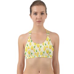 Lemon Back Web Sports Bra by artworkshop