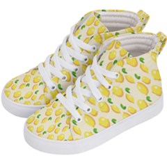 Lemon Kids  Hi-top Skate Sneakers by artworkshop