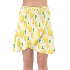 Lemon Wrap Front Skirt by artworkshop