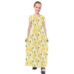 Lemon Kids  Short Sleeve Maxi Dress by artworkshop