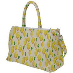 Lemon Duffel Travel Bag by artworkshop