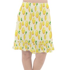 Lemon Fishtail Chiffon Skirt by artworkshop