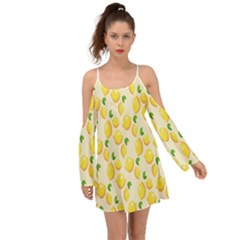 Lemon Kimono Sleeves Boho Dress by artworkshop