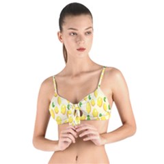 Lemon Tie Up Cut Bikini Top by artworkshop