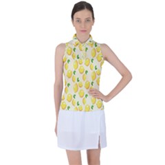 Lemon Women s Sleeveless Polo Tee by artworkshop