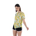 Lemon Asymmetrical Short Sleeve Sports Tee View2