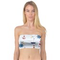 Lighthouse Sail Boat Seagull Bandeau Top View1