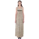 Textile Jute Brown Empire Waist Maxi Dress View1