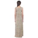 Textile Jute Brown Empire Waist Maxi Dress View2