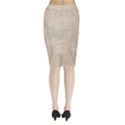 Textile Jute Brown Midi Wrap Pencil Skirt View2