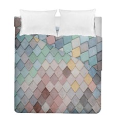 Tiles Shapes Duvet Cover Double Side (full/ Double Size) by artworkshop