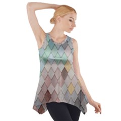 Tiles Shapes Side Drop Tank Tunic by artworkshop