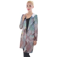 Tiles Shapes Hooded Pocket Cardigan by artworkshop