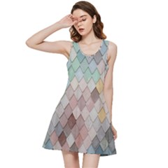 Tiles Shapes Inside Out Racerback Dress by artworkshop