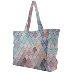 Tiles Shapes Simple Shoulder Bag by artworkshop